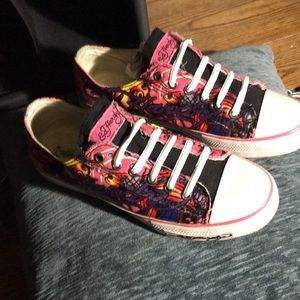 Ed Hardy shoes size 9 slip on